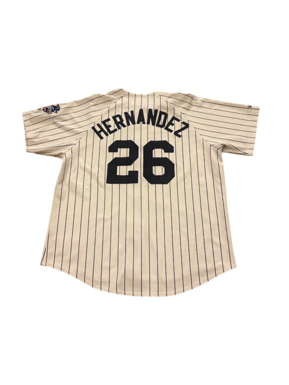 Rare Majestic New York Yankees Orlando Hernadez 2000 World Series Jersey 2XL